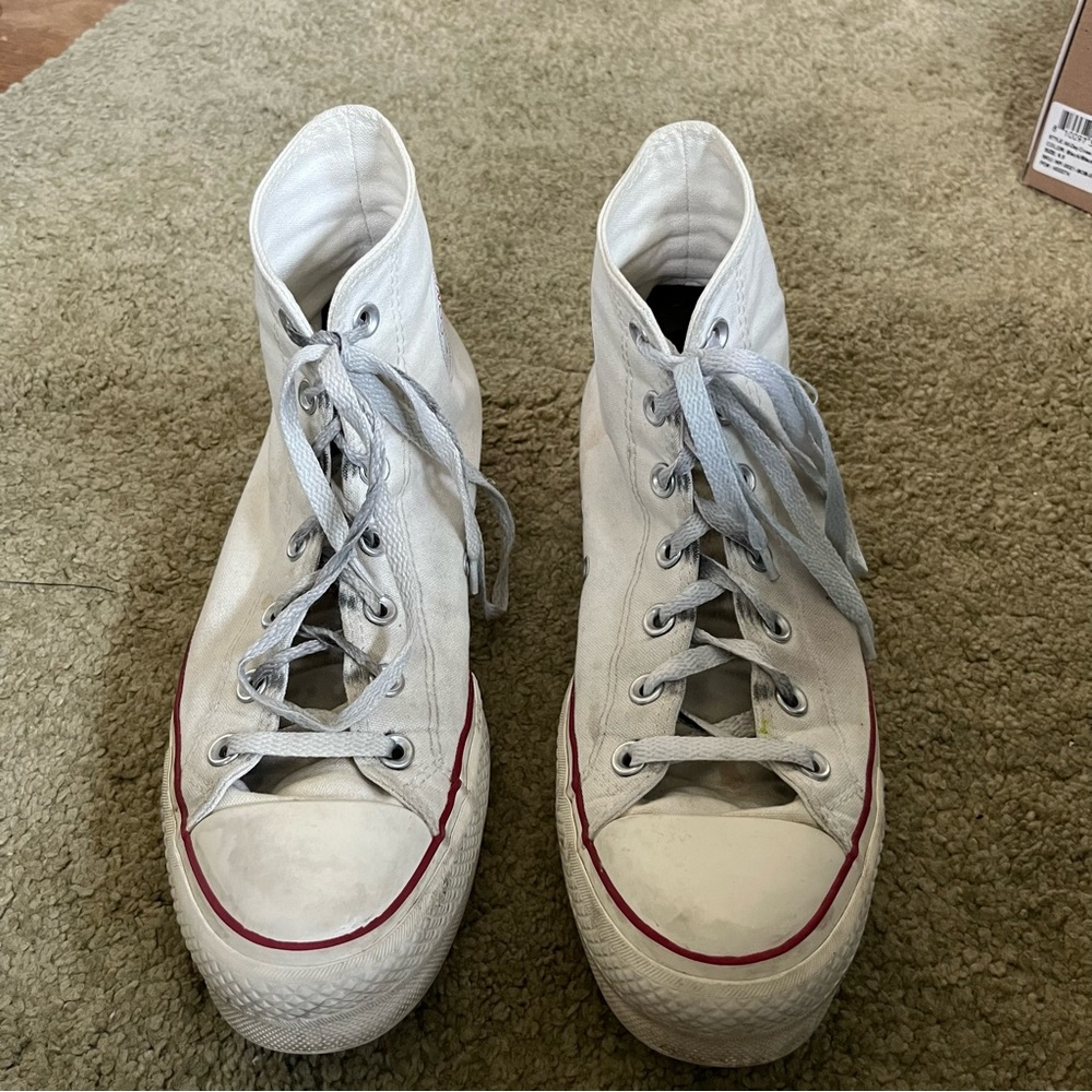 White platform converse - Picture 2 of 7